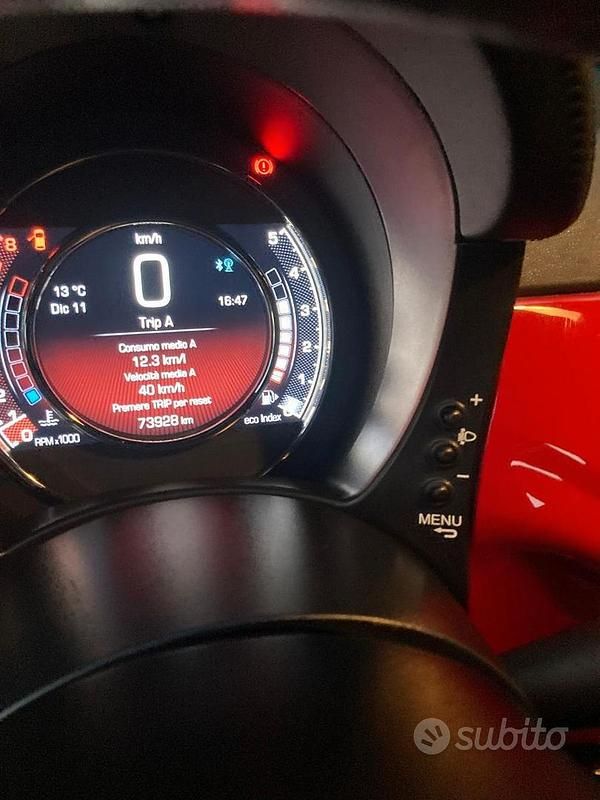 Rosso Usata 2016 Abarth 595 | 17.500 € (Buon prezzo) - Immagine 1/4