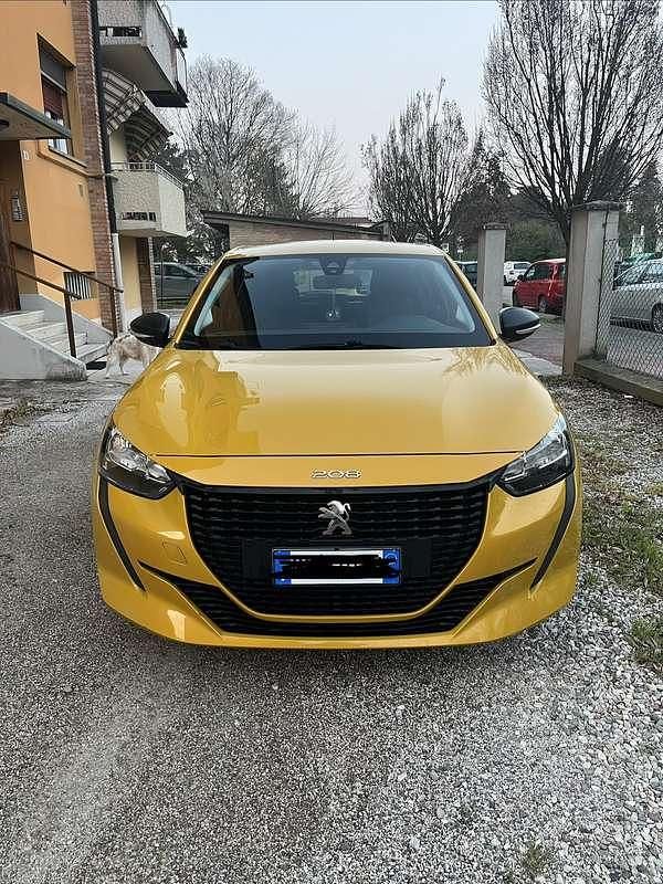 Usata Peugeot 208 S 75 CV (55 kW) 2021 Giallo Utilitaria