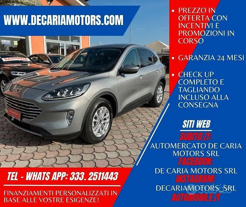 Usata Ford Kuga Titanium 120 CV (88 kW) 2020 Grigio SUV