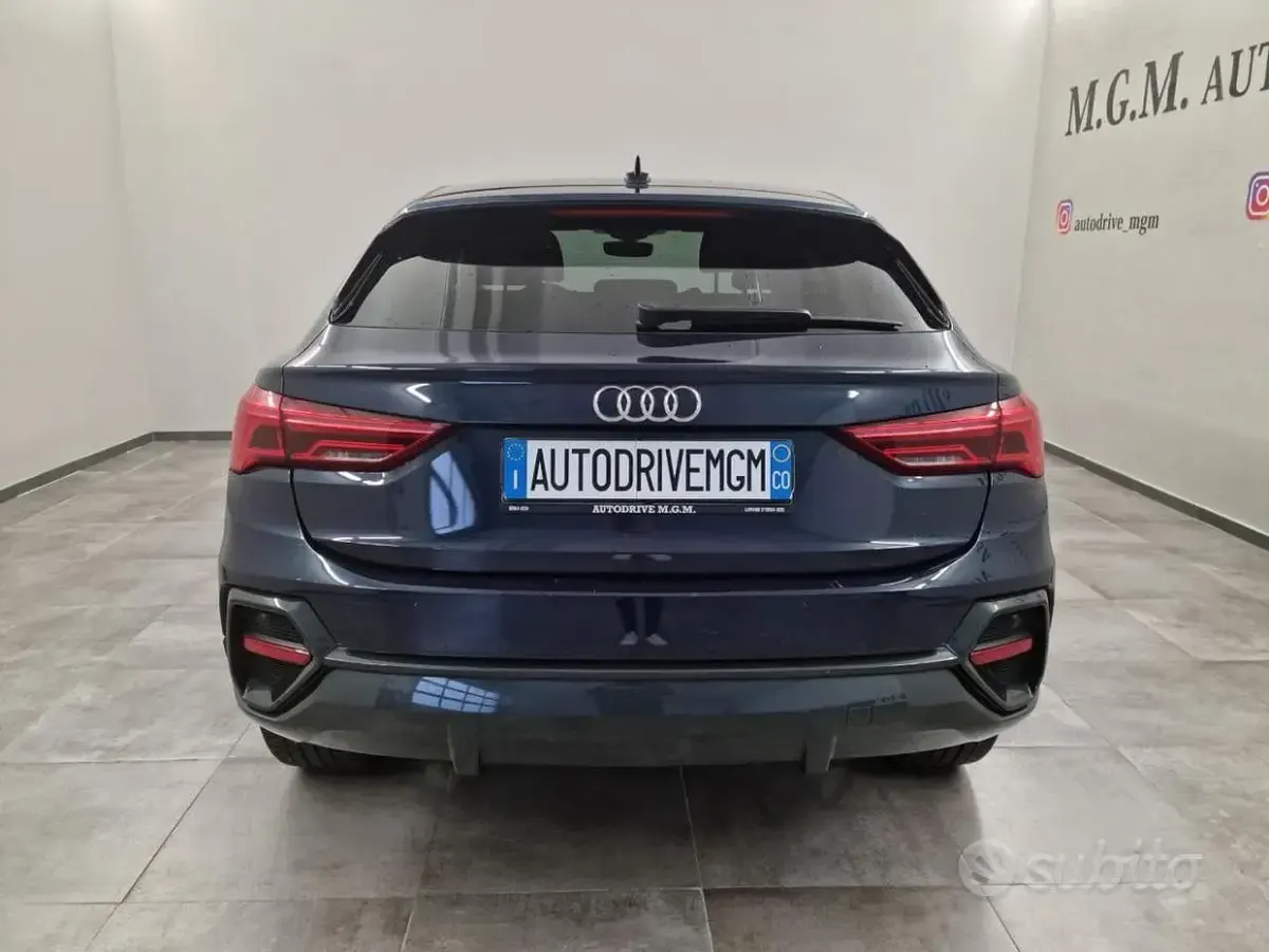 Usata Audi Q3 S-Line 150 CV (110 kW) 2020 Blu SUV
