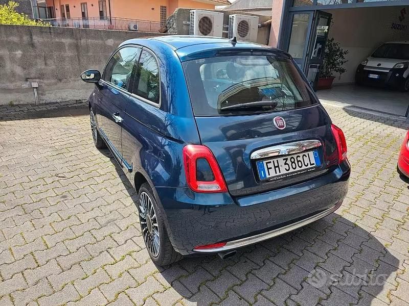 Usata Fiat 500 Lounge 69 CV (50 kW) 2017 Blu Berlina