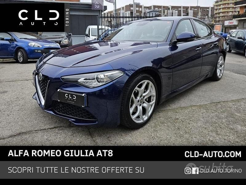 Usata Alfa Romeo Giulia Executive 160 CV (117 kW) 2019 Blu Berlina
