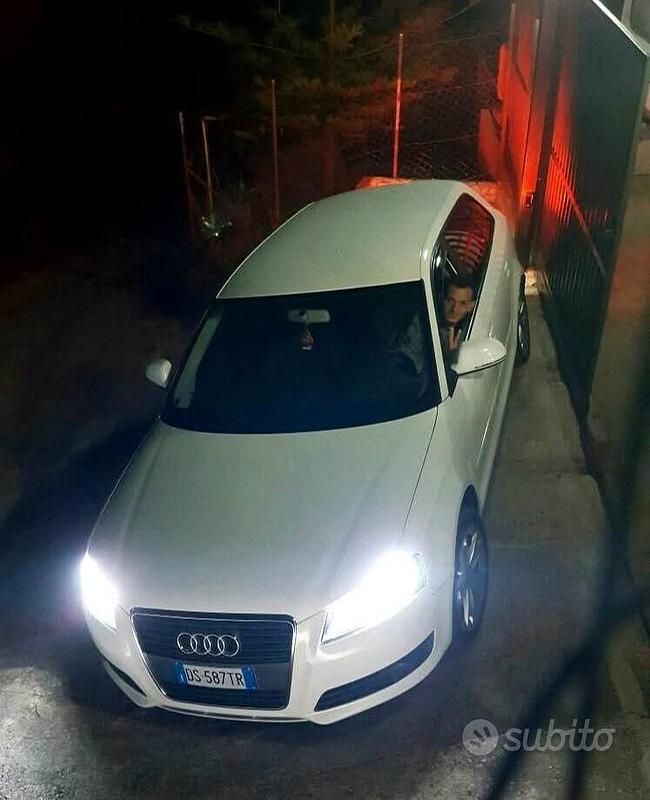 Usata Audi A3 140 CV (102 kW) 2008 Bianco Utilitaria
