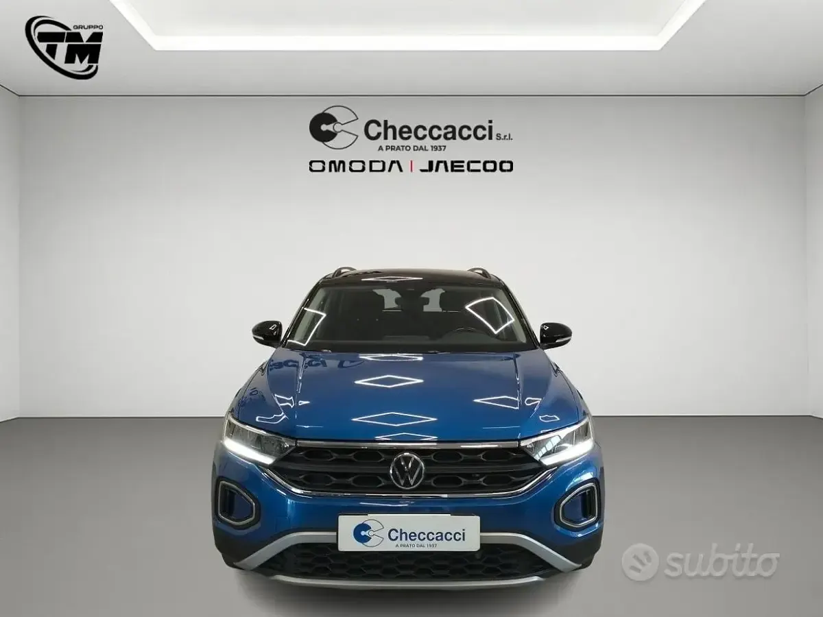 Usata VW T-Roc Style 110 CV (80 kW) 2022 Blu SUV