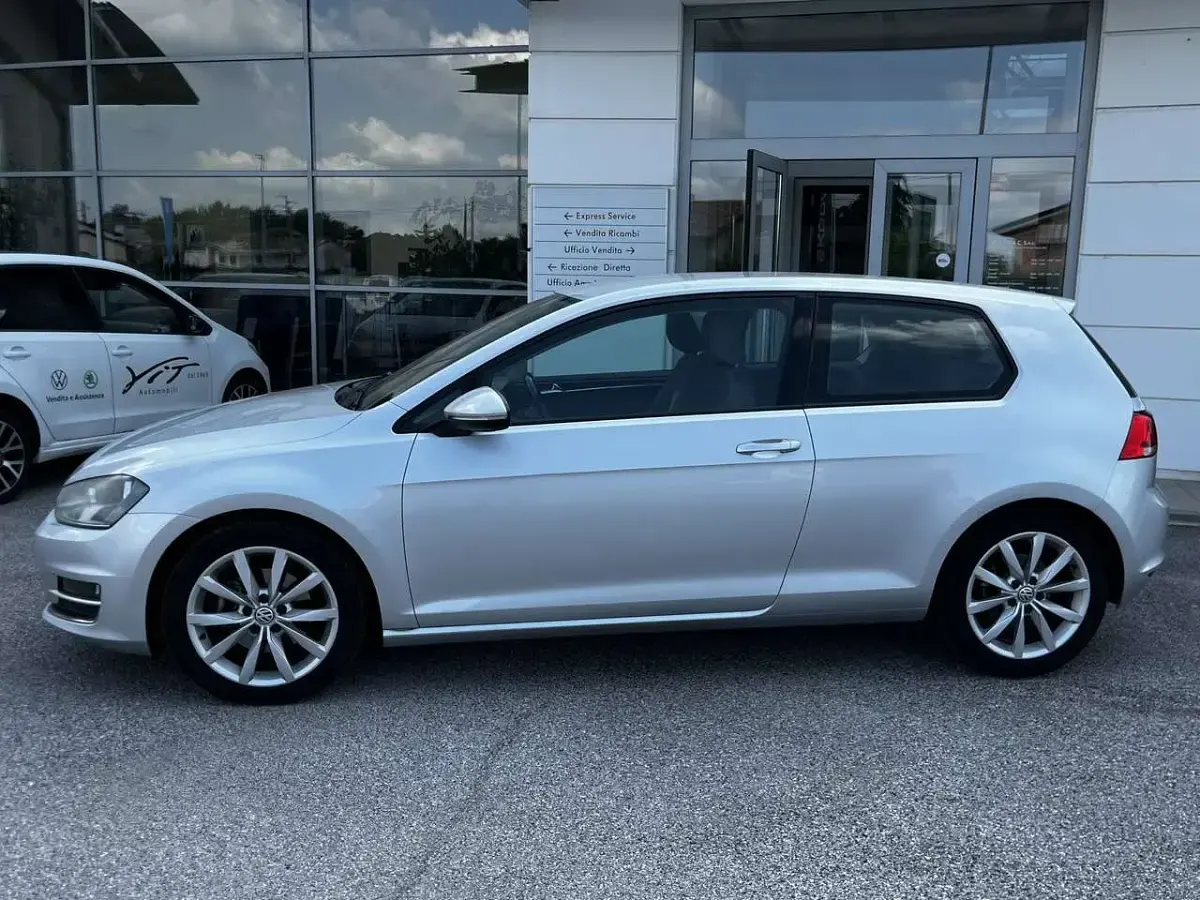 Usata VW Golf VII Highline 150 CV (110 kW) 2013 Argento riflesso Berlina