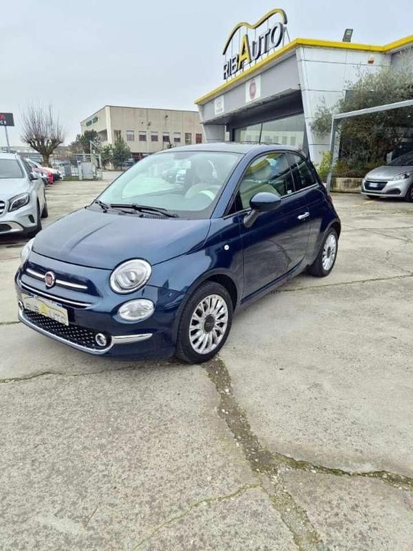 Usata Fiat 500 Lounge 69 CV (50 kW) 2017 Blu Utilitaria