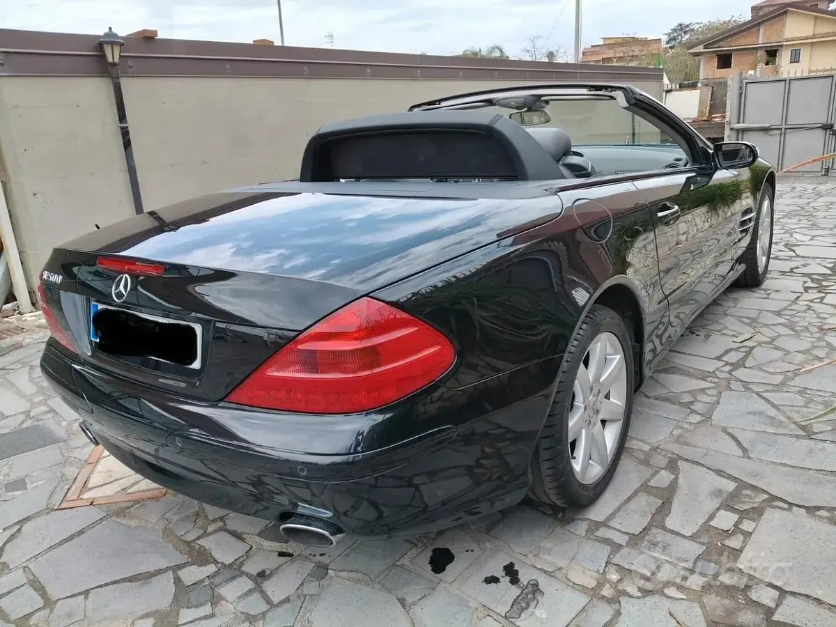 Usata Mercedes SL500 AMG 500 CV (367 kW) 2005 Nero Cabrio