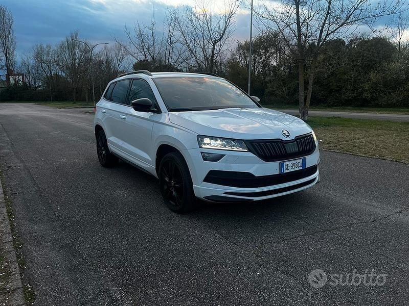 Usata Skoda Karoq SportLine 116 CV (85 kW) 2021 Bianco SUV