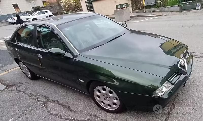 Usata Alfa Romeo 166 190 CV (139 kW) 1998 Verde Berlina