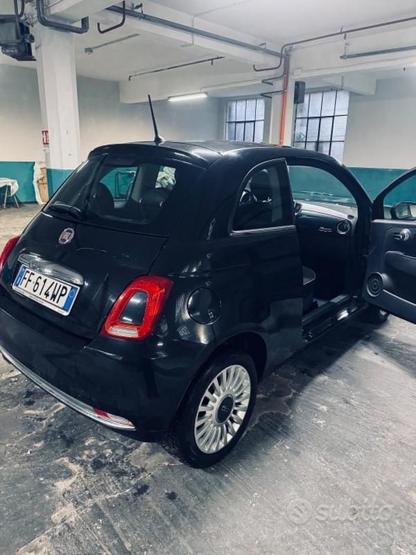 Usata Fiat 500 Lounge 95 CV (69 kW) 2016 Nero Berlina
