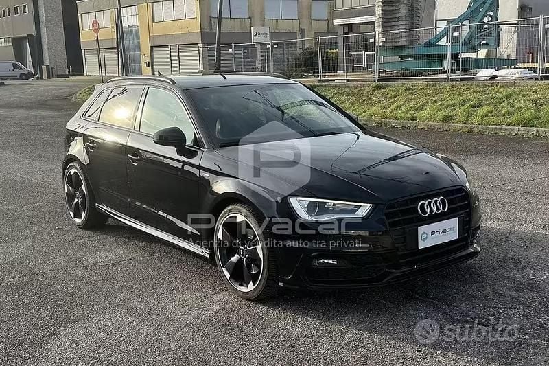 Usata Audi A3 Ambiente 150 CV (110 kW) 2016 Nero Utilitaria