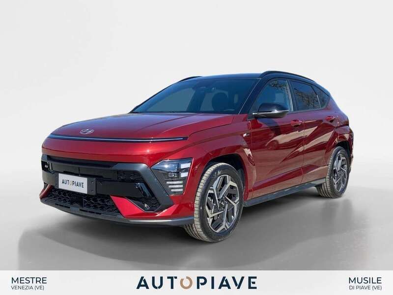 Rosso Usata 2023 Hyundai Kona N Line SUV | 26.900 € (Buon prezzo) - Immagine 1/4