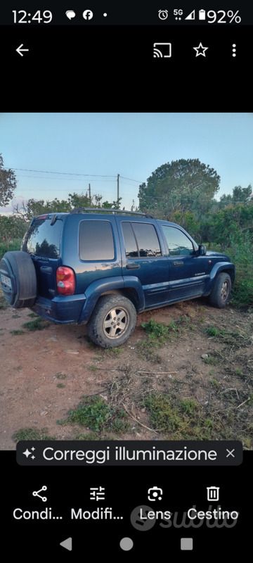 Usata Jeep Cherokee 116 CV (85 kW) 2003 Blu SUV