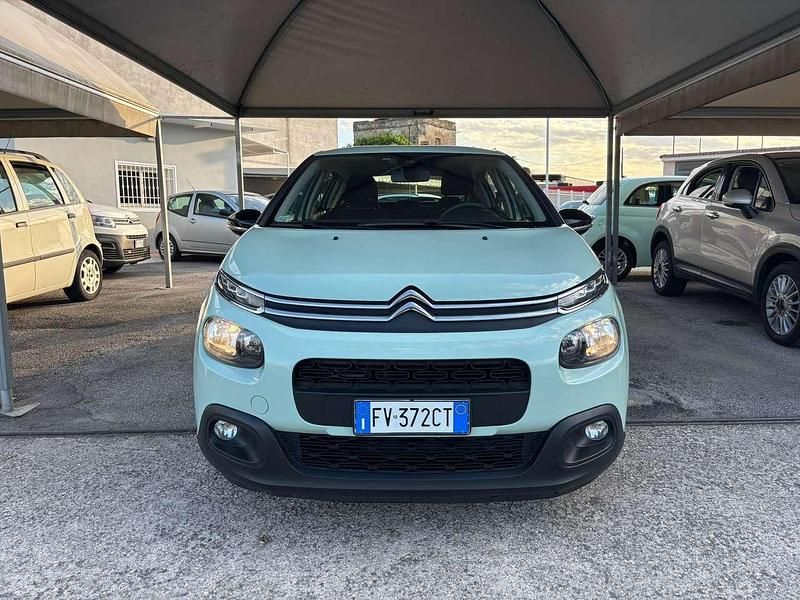 Verde menta Usata 2019 Citroën C3 PureTech Due volumi | 7900 € (Ottimo prezzo) - Immagine 1/4