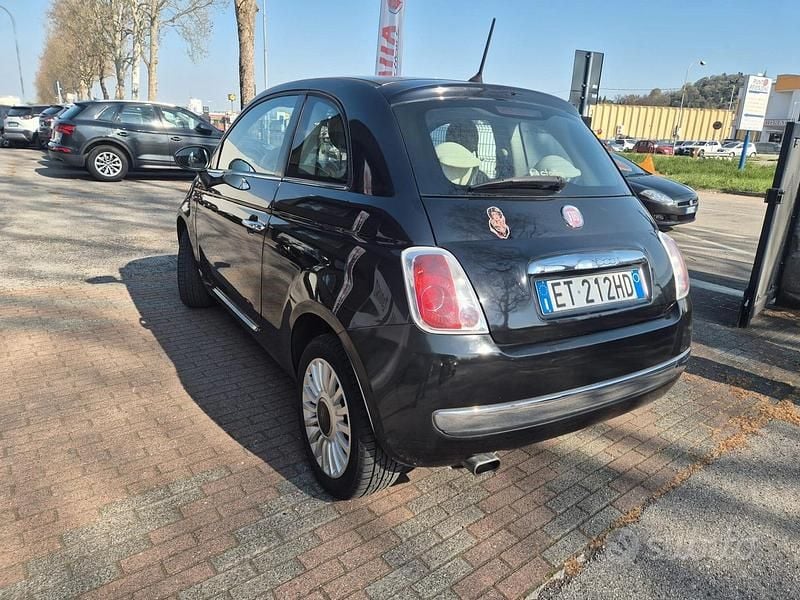 Usata Fiat 500 Lounge 69 CV (50 kW) 2013 Nero Utilitaria