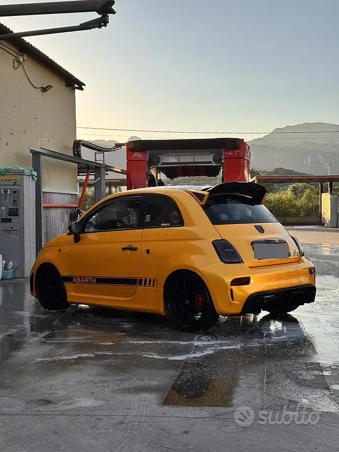 Usata Abarth 595 Competizione 180 CV (132 kW) 2017 Giallo Berlina