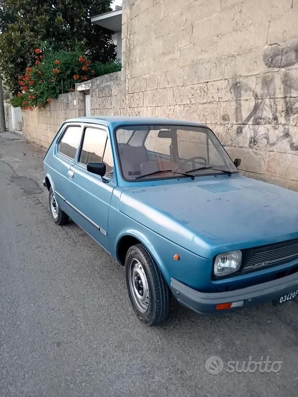 Usata Fiat 127 1980 Blu Berlina