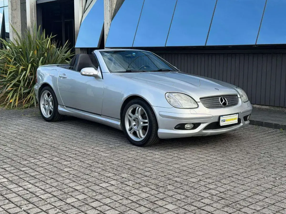 Usata Mercedes SLK32 AMG AMG 355 CV (261 kW) 2001 Argento Cabrio