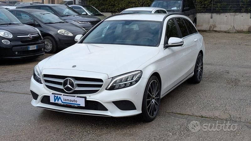 Usata Mercedes C180 Business 122 CV (89 kW) 2020 Bianco Station wagon
