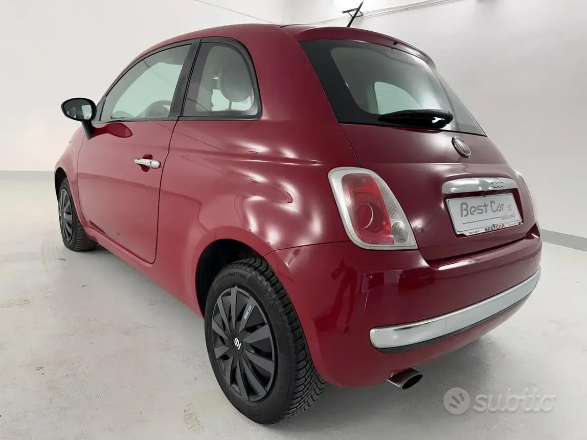 Usata Fiat 500 Pop 100 CV (73 kW) 2008 Rosso Berlina