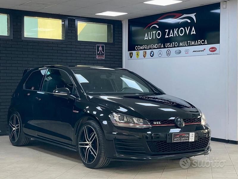 Usata VW Golf GTI 220 CV (161 kW) 2015 Nero Coupé