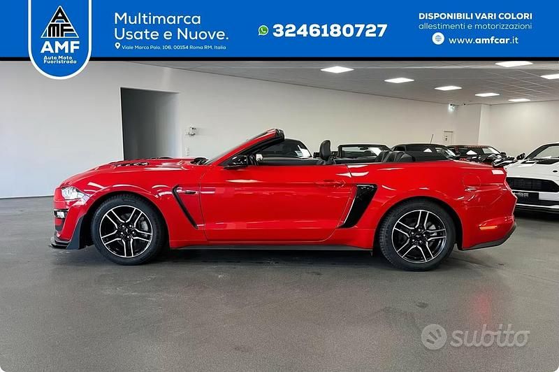 Usata Ford Mustang Premium 314 CV (230 kW) 2022 Rosso Cabrio