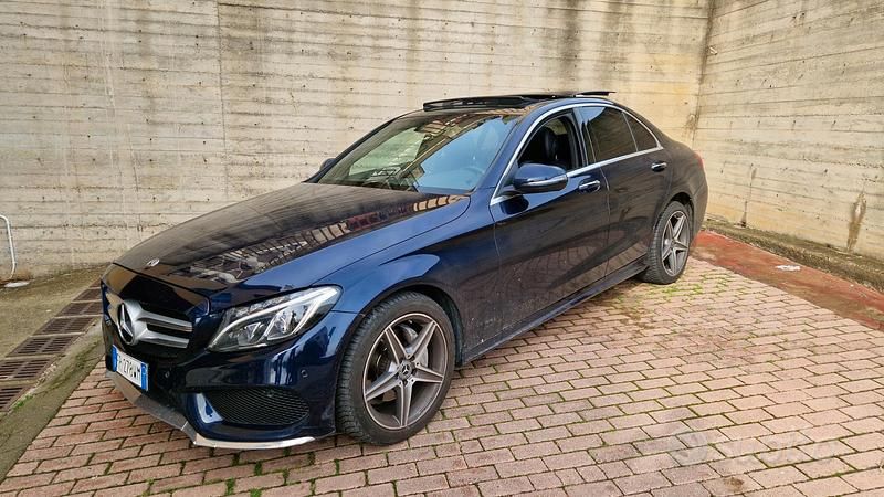 Blu Usata 2018 Mercedes C220 Premium Plus Tre volumi | 20.500 € - Immagine 1/4