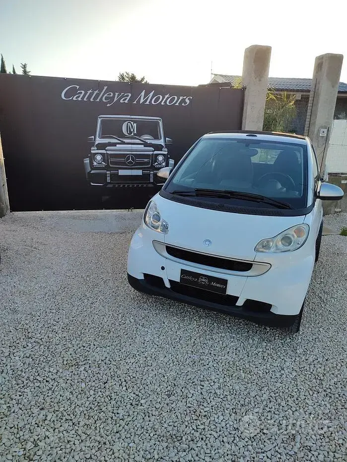 Begagnad Smart ForTwo Cabrio Passion 45 HK (33 kW) 2008 Vit Cab
