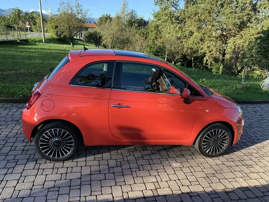 Occasion Fiat 500 Lounge 69 ch (50 kW) 2018 Rouge Citadine