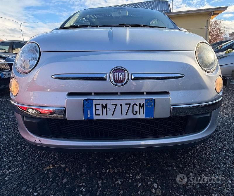 Usata Fiat 500 Lounge 69 CV (50 kW) 2011 Grigio Utilitaria