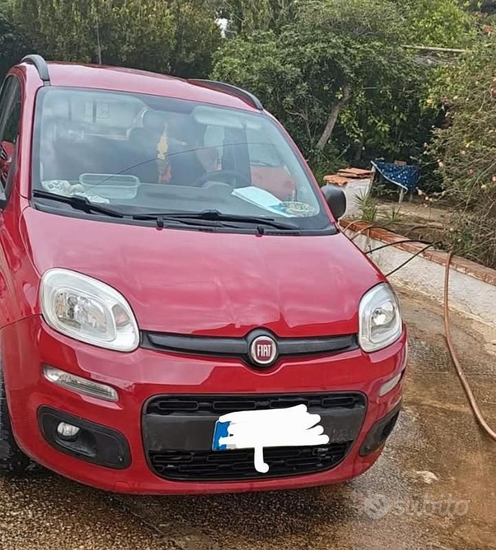 Usata Fiat Panda 2012 Rosso Utilitaria