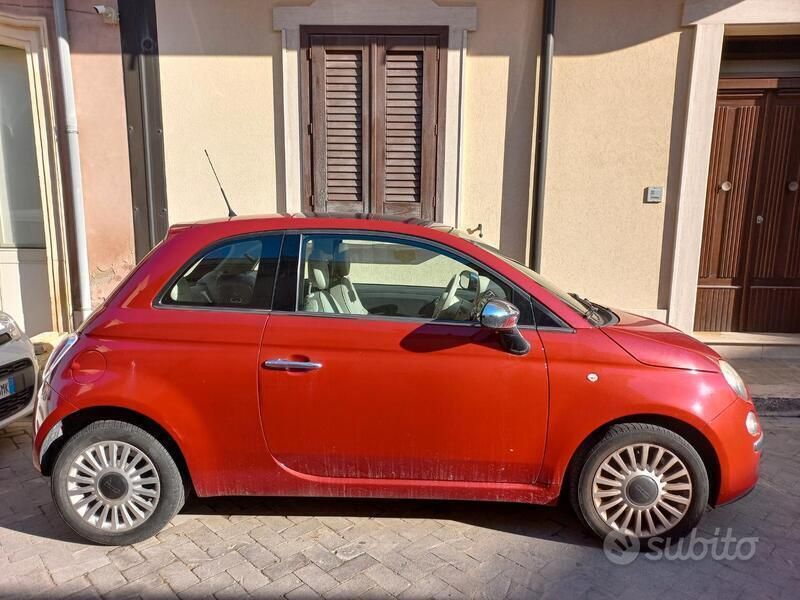Usata Fiat 500 95 CV (69 kW) 2011 Rosso Utilitaria