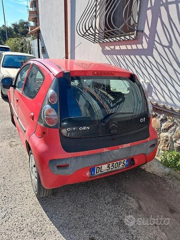 Usata Citroën C1 68 CV (50 kW) 2007 Rosso Utilitaria