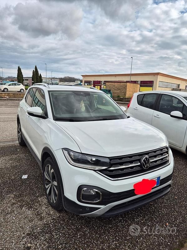 Usata VW T-Cross 110 CV (80 kW) 2021 Bianco SUV