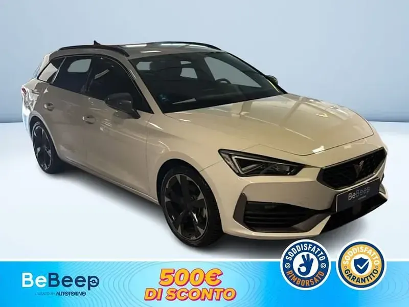 Usata Cupra Leon 150 CV (110 kW) 2024 Bianco pastello Station wagon