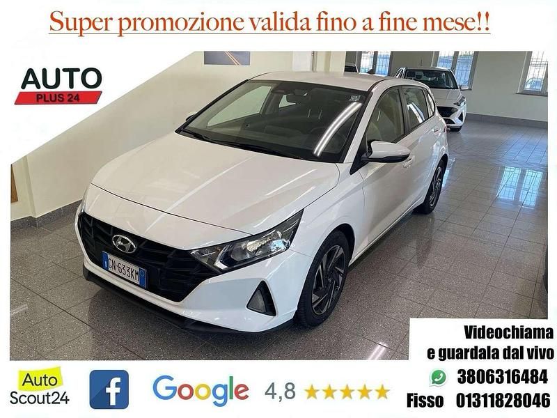 Usata Hyundai i20 83 CV (61 kW) 2023 Bianco Berlina