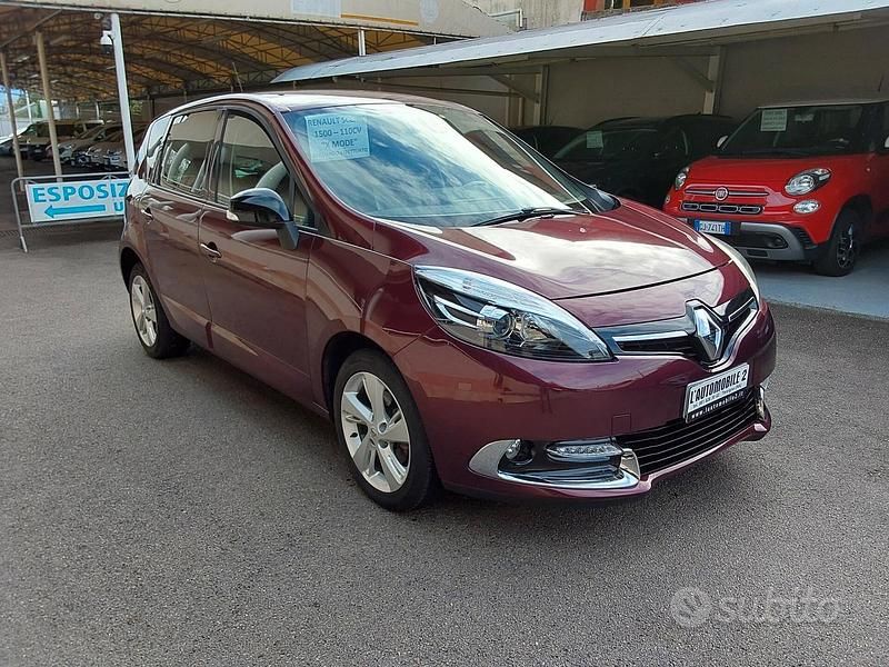 Usata Renault Scénic III XMOD 110 CV (80 kW) 2014 Rosso Monovolume