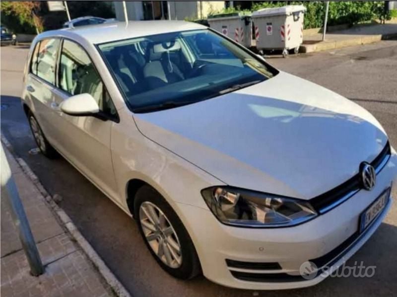 Usata VW Golf VII Sound 90 CV (66 kW) 2014 Bianco Berlina