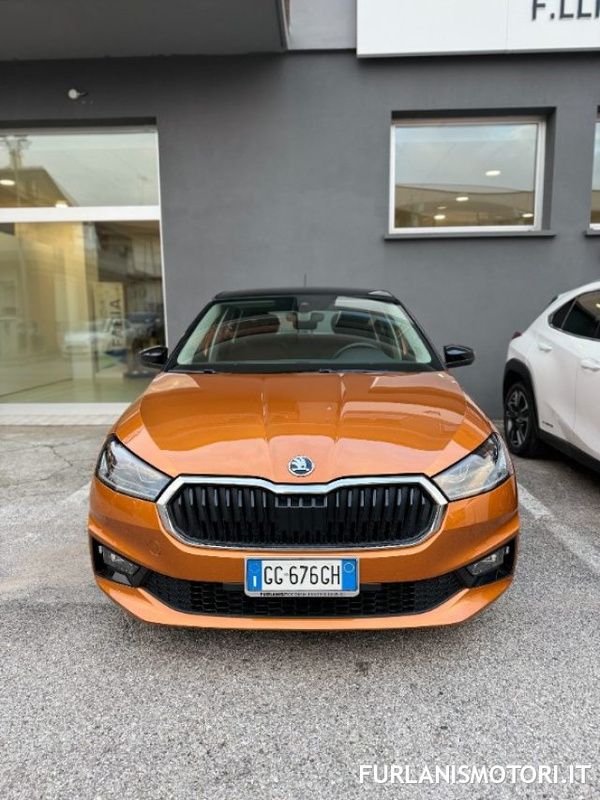 Usata Skoda Fabia Style 95 CV (69 kW) 2021 Orange / metallizzato