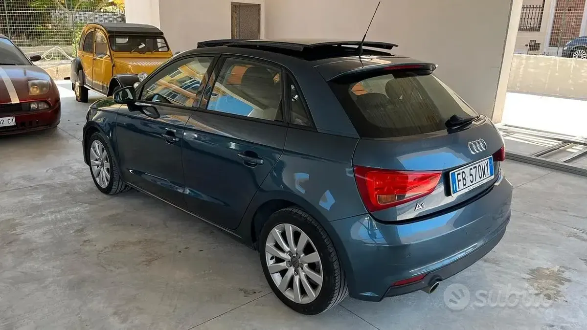 Usata Audi A1 90 CV (66 kW) 2016 Blu Utilitaria