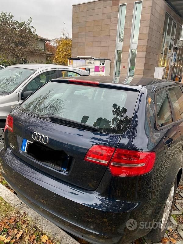 Usata Audi A3 Ambiente 90 CV (66 kW) 2012 Blu Berlina