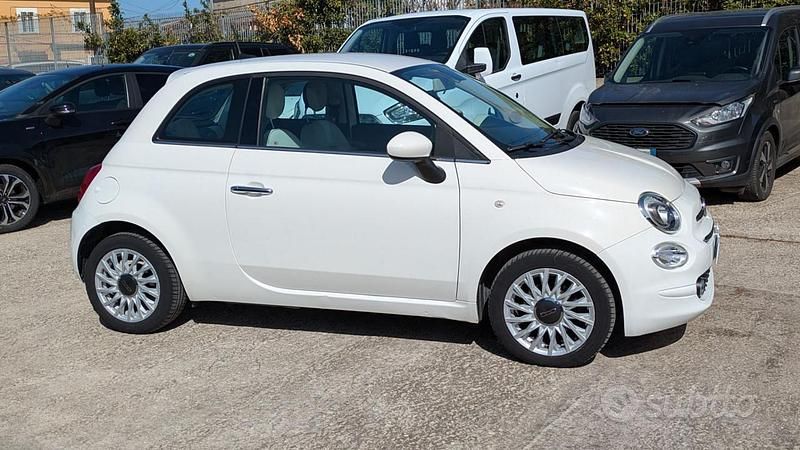 Usata Fiat 500 Lounge 69 CV (50 kW) 2019 Bianco Utilitaria