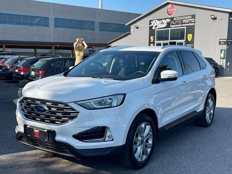 Bianco Usata 2021 Ford Edge Titanium SUV | 23.000 € (Super prezzo) - Immagine 1/4