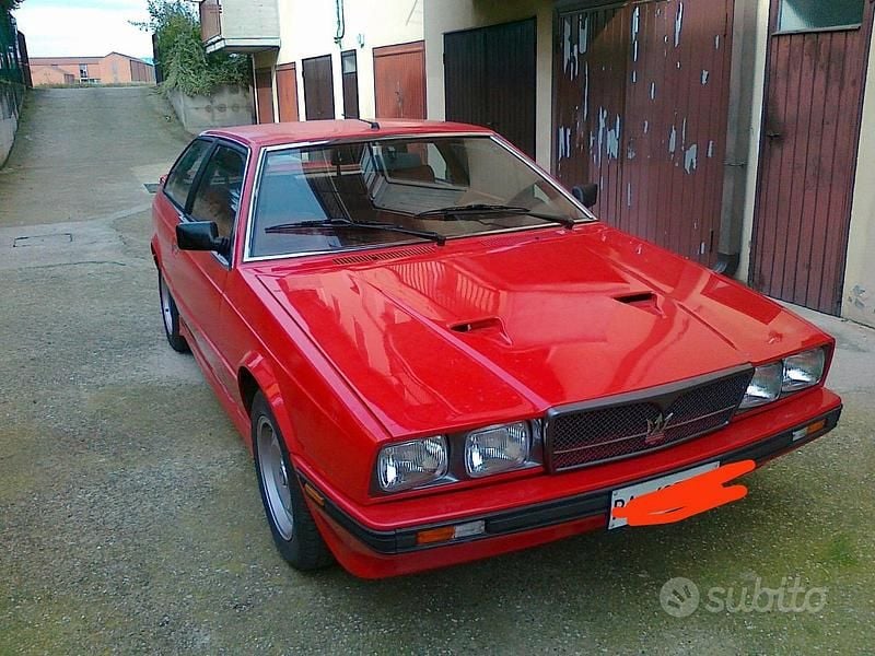 Usata Maserati Biturbo 1983 Rosso Coupé