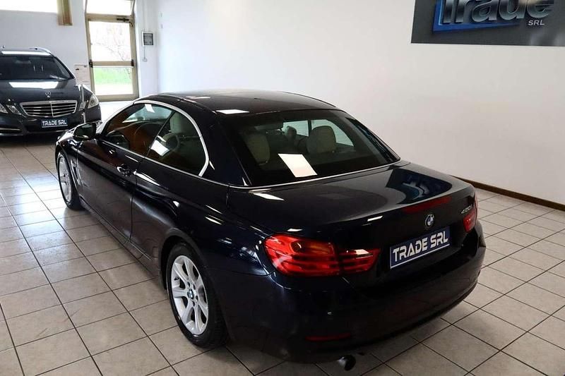 Usata BMW 420 Comfort Edition 184 CV (135 kW) 2015 Blu Cabrio