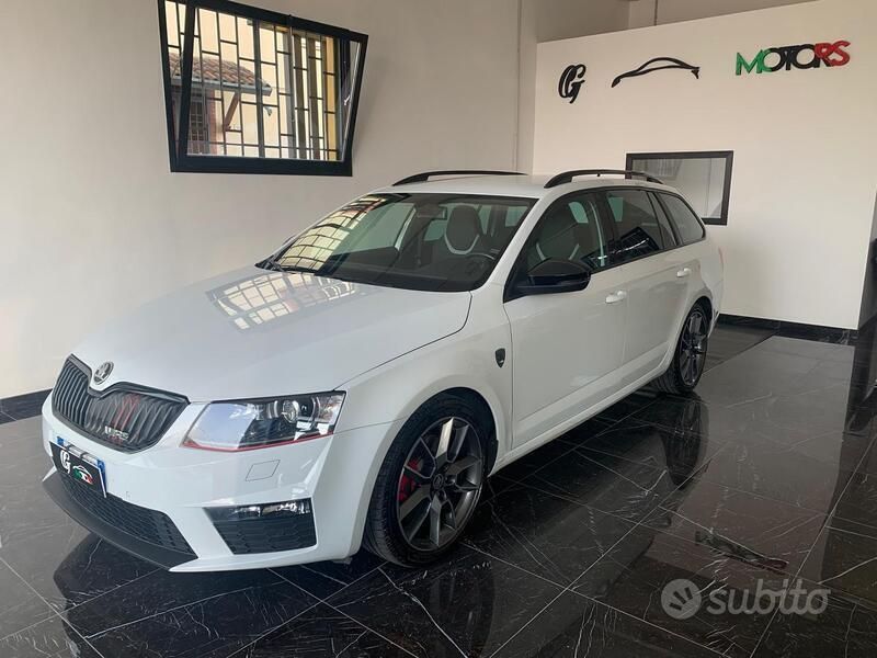 Bianco Usata 2016 Skoda Octavia RS Station wagon | 16.499 € (Buon prezzo) - Immagine 1/4