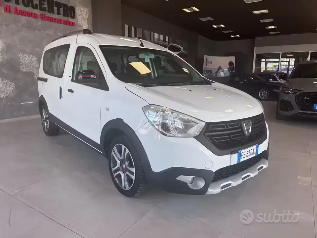 Usata Dacia Dokker 95 CV (69 kW) 2019 Bianco Monovolume