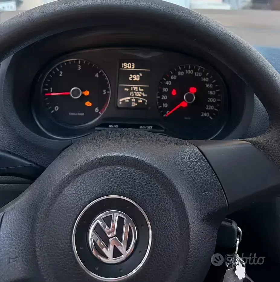 Usata VW Polo 90 CV (66 kW) 2013 Bianco Utilitaria