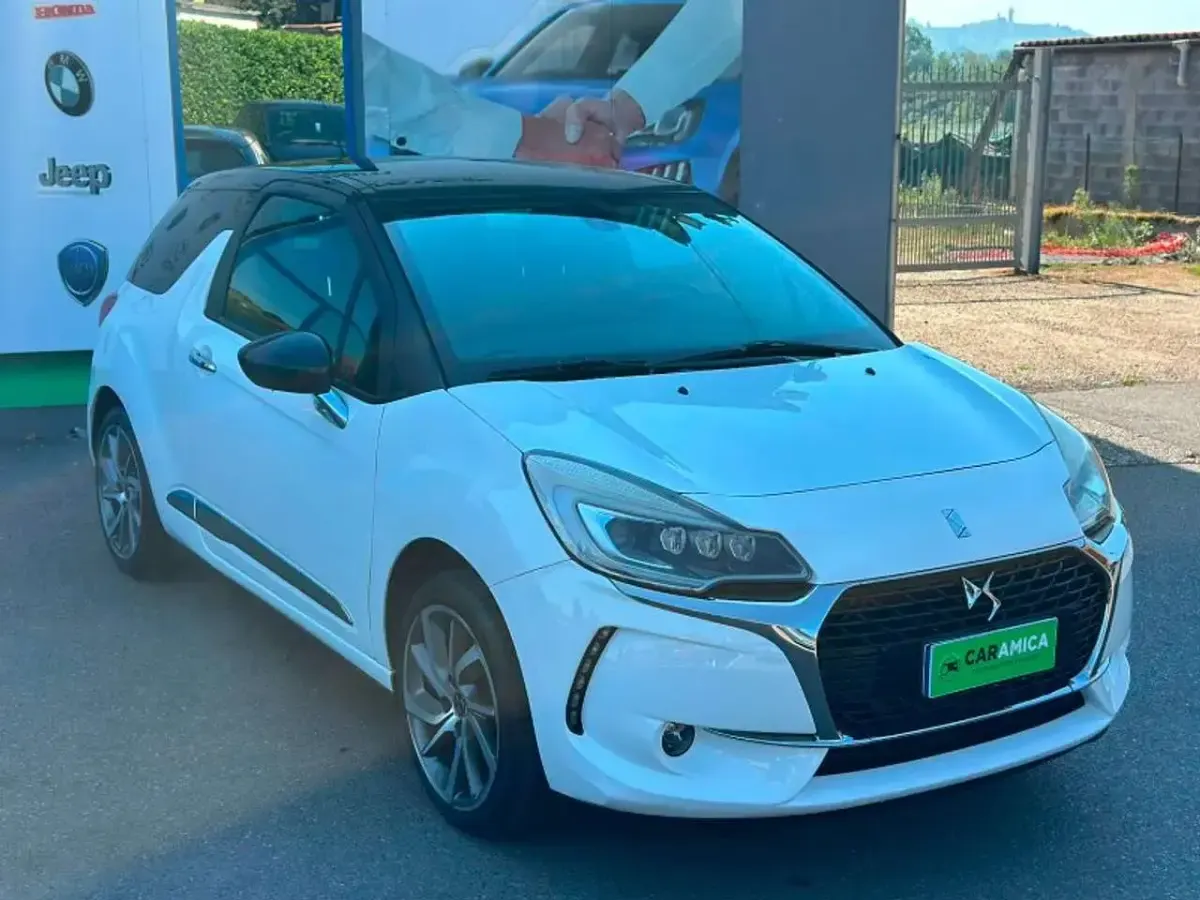 Usata DS Automobiles DS3 82 CV (60 kW) 2018 Bianco Coupé