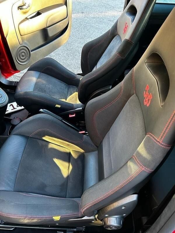 Usata Abarth 595C Competizione 160 CV (117 kW) 2014 Rosso Cabrio